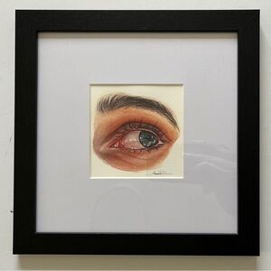Original Watercolor Painting of a human eye by me (Shannon Perrie/Perrie…